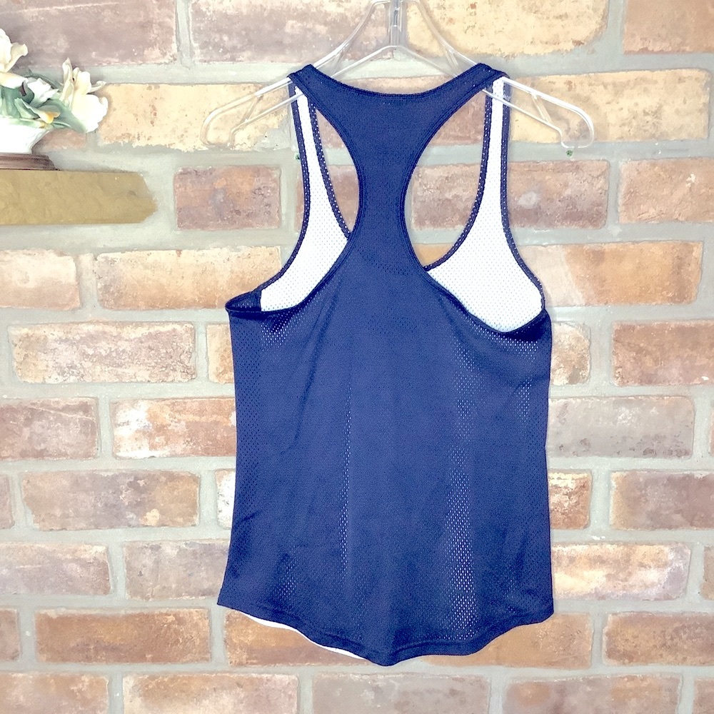 UNDER ARMOUR Penn State Color Block Mesh Racer-Back Tank 105 - Picture 6 of 6